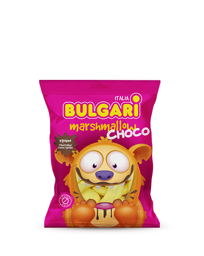 Marshmallow Bulgari Agostino - busta medium con banane ripiene di cioccolato