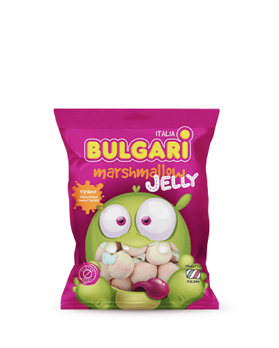 Marshmallow Bulgari Agostino - busta medium pesche ripiene di jelly