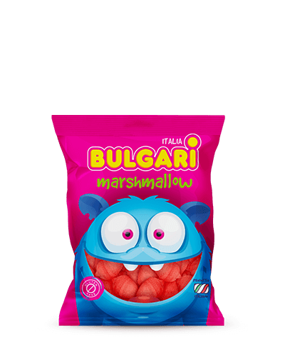 Marshmallow Bulgari Agostino - busta medium con mini fragole