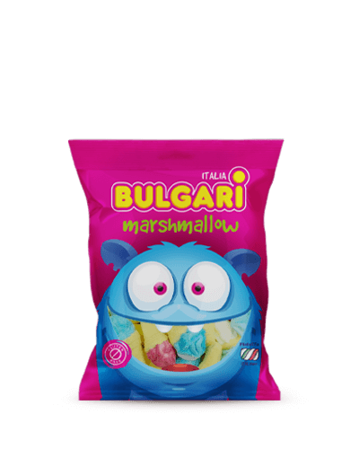 Marshmallow Bulgari Agostino - busta medium con mini gelatini