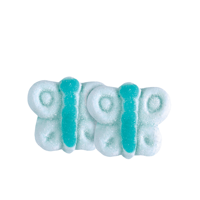 Marshmallow Bulgari Agostino - farfalla 3D azzurro