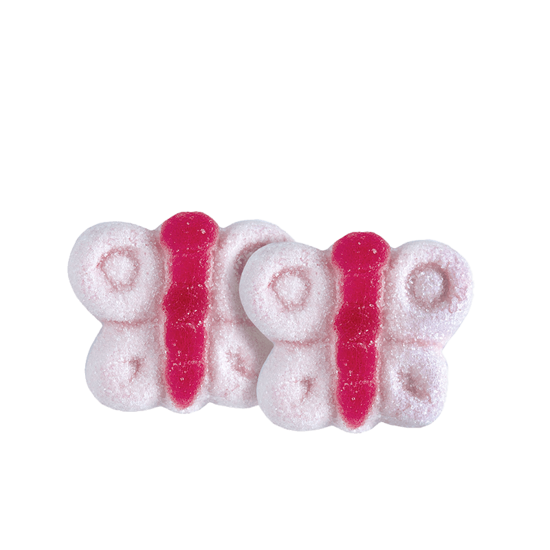 Marshmallow Bulgari Agostino - farfalla 3D rosa