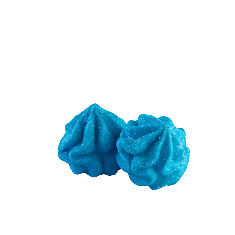 Marshmallow Bulgari Agostino - fiamme 3D azzurro