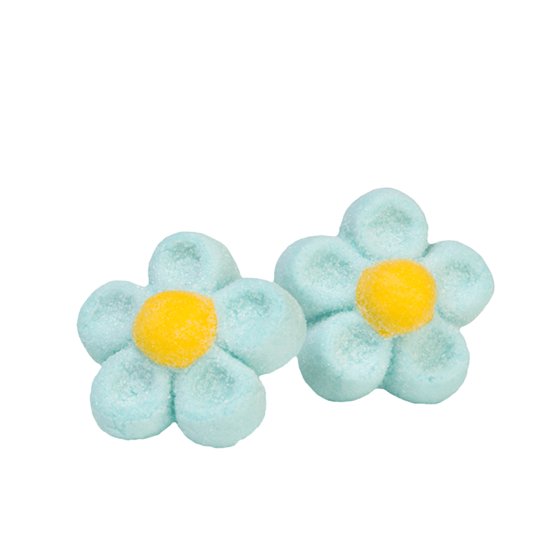 Marshmallow Bulgari Agostino - margherite 3D azzurro
