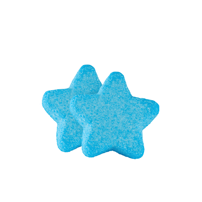 Marshmallow Bulgari Agostino - stelle 3D azzurre
