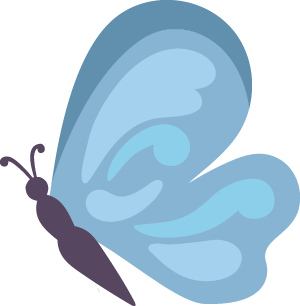 Farfalla azzurra