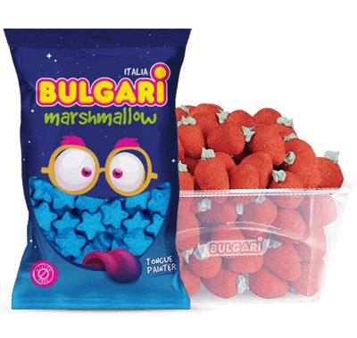 Formati maxi busta e vaschetta della linea Bulgari Agostino marshmallow