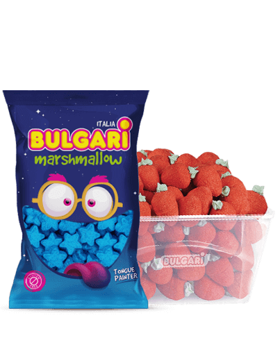 Formati maxi busta e vaschetta della linea Bulgari Agostino marshmallow